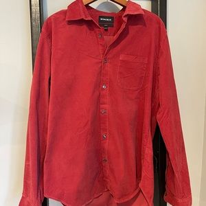 Bonobos size large men’s corduroy shirt.